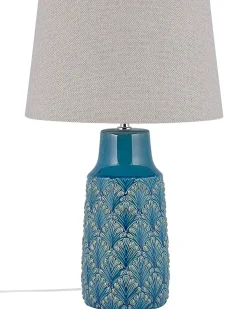Bordlampe THAYA Keramik Blå