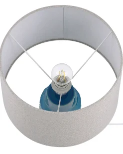 Bordlampe THAYA Keramik Blå