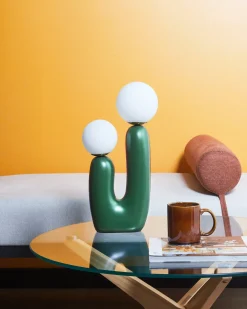 Bordlampe TULUN Mørkegrøn