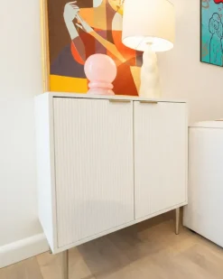 Bordlampe VILAR Keramik Beige