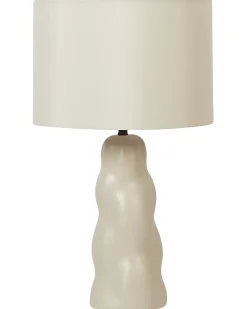 Bordlampe VILAR Keramik Beige