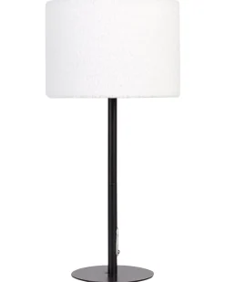 Bordlampe VINAZCO Boucle Hvid
