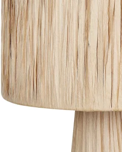 Bordlampe WELMEL Flet Naturlig