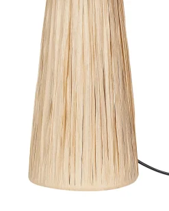 Bordlampe WELMEL Flet Naturlig