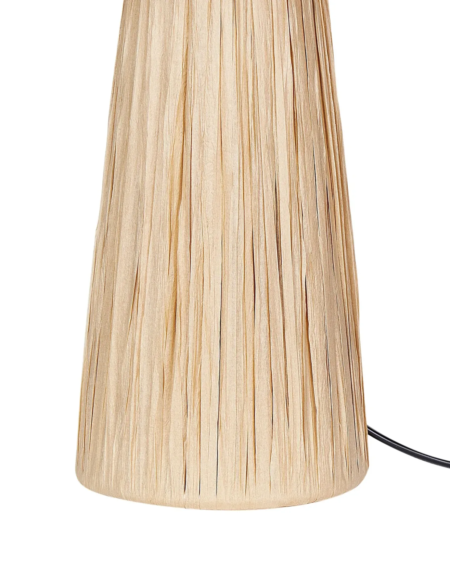 Bordlampe WELMEL Flet Naturlig