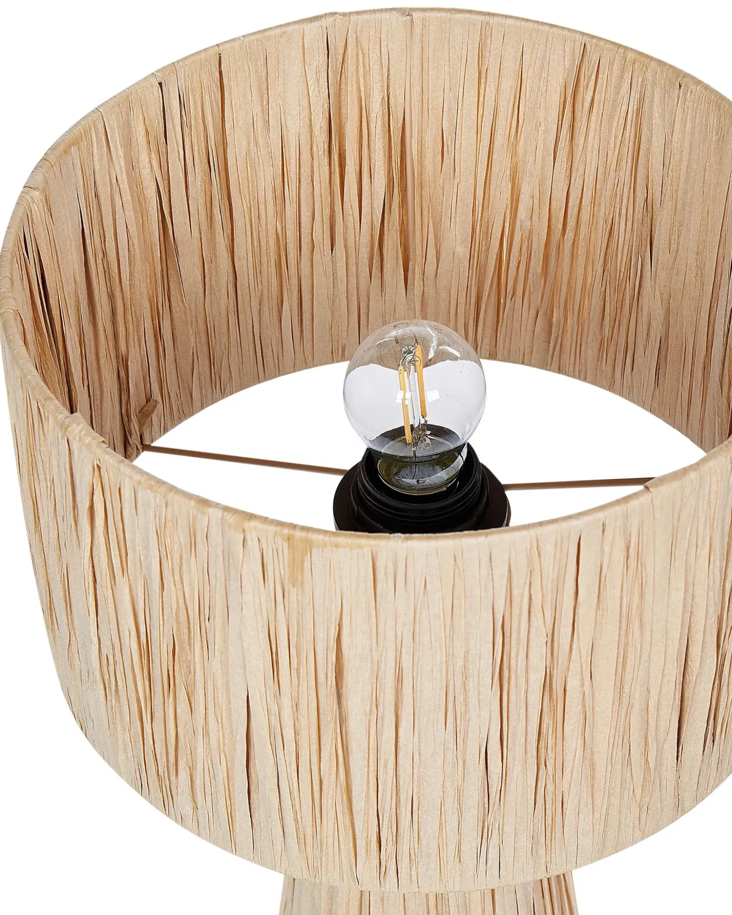 Bordlampe WELMEL Flet Naturlig