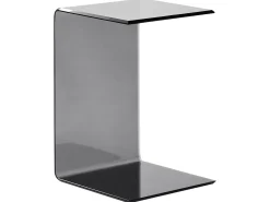 Bord LOURDES Hærdet glas Sort