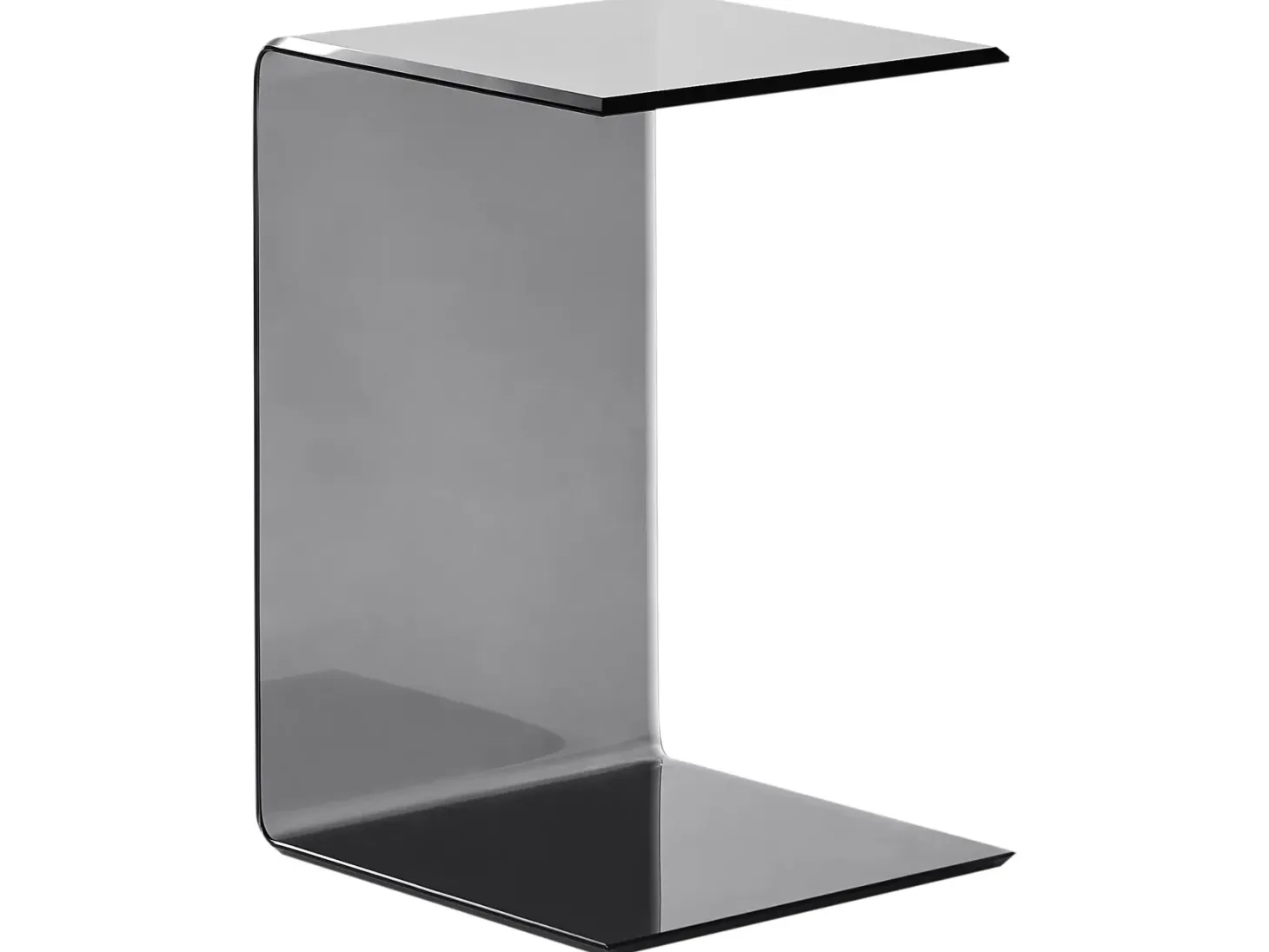 Bord LOURDES Hærdet glas Sort