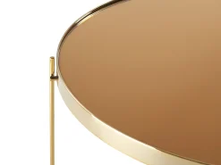 Bord LUCEA Hærdet glas Guld
