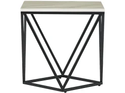 Bord MALIBU Marmor/sort