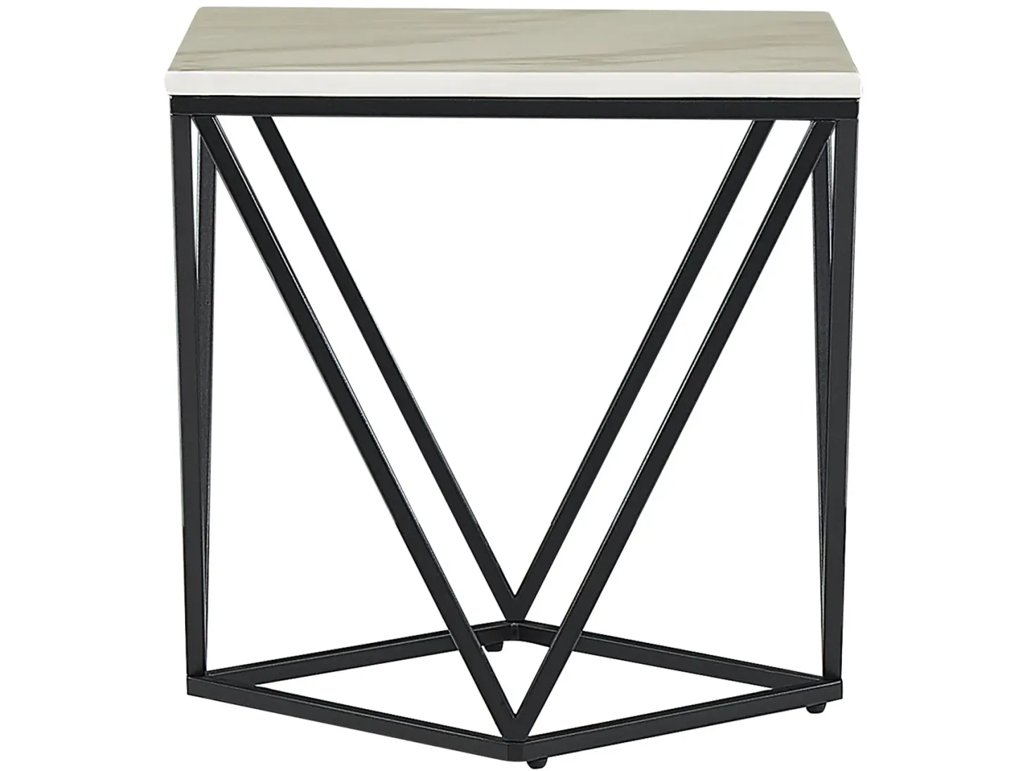 Bord MALIBU Marmor/sort