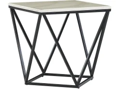 Bord MALIBU Marmor/sort
