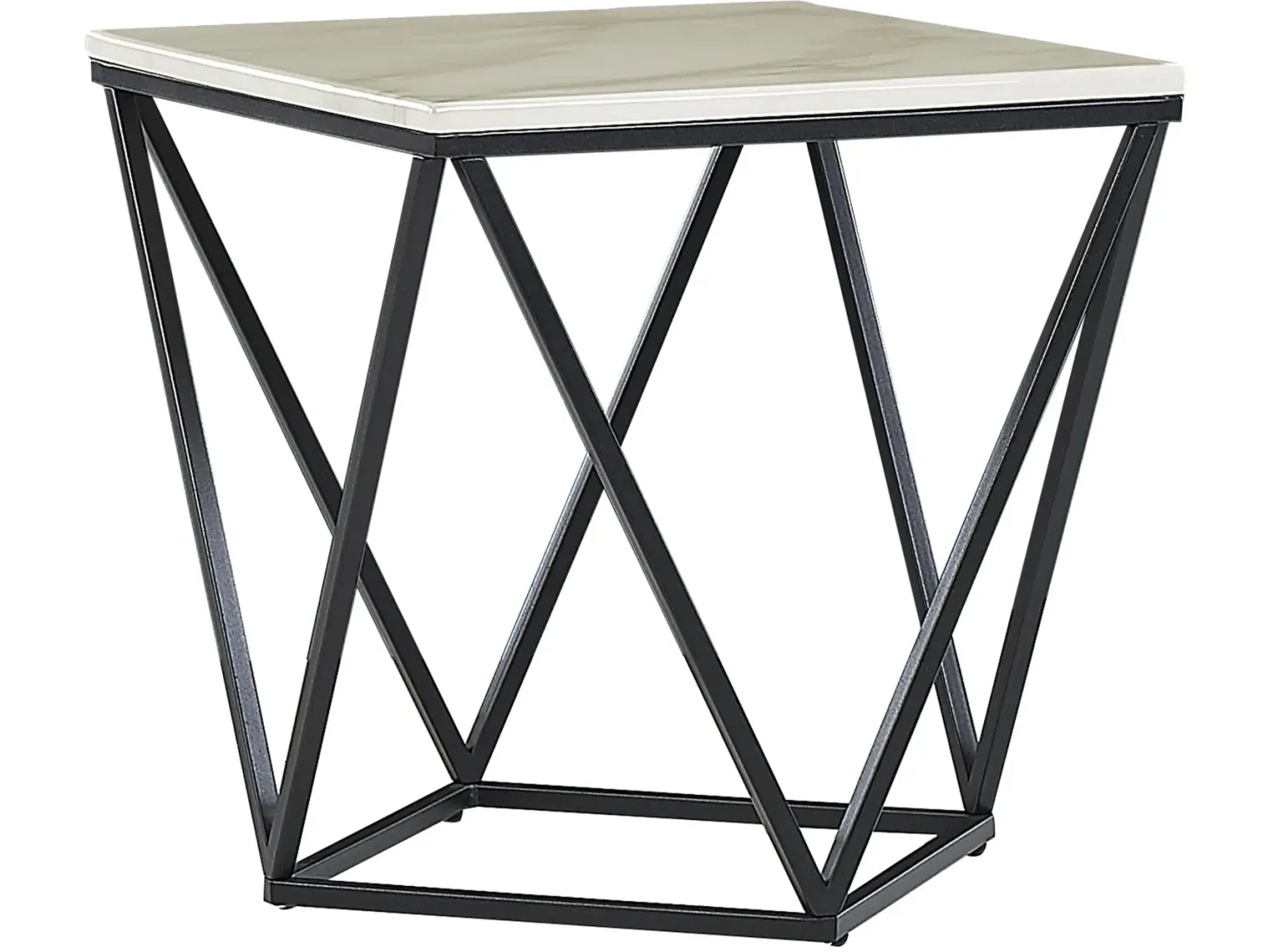 Bord MALIBU Marmor/sort
