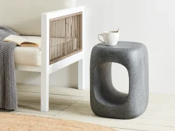Bord PELMO 33 cm 33 cm Marmor effekt Grå
