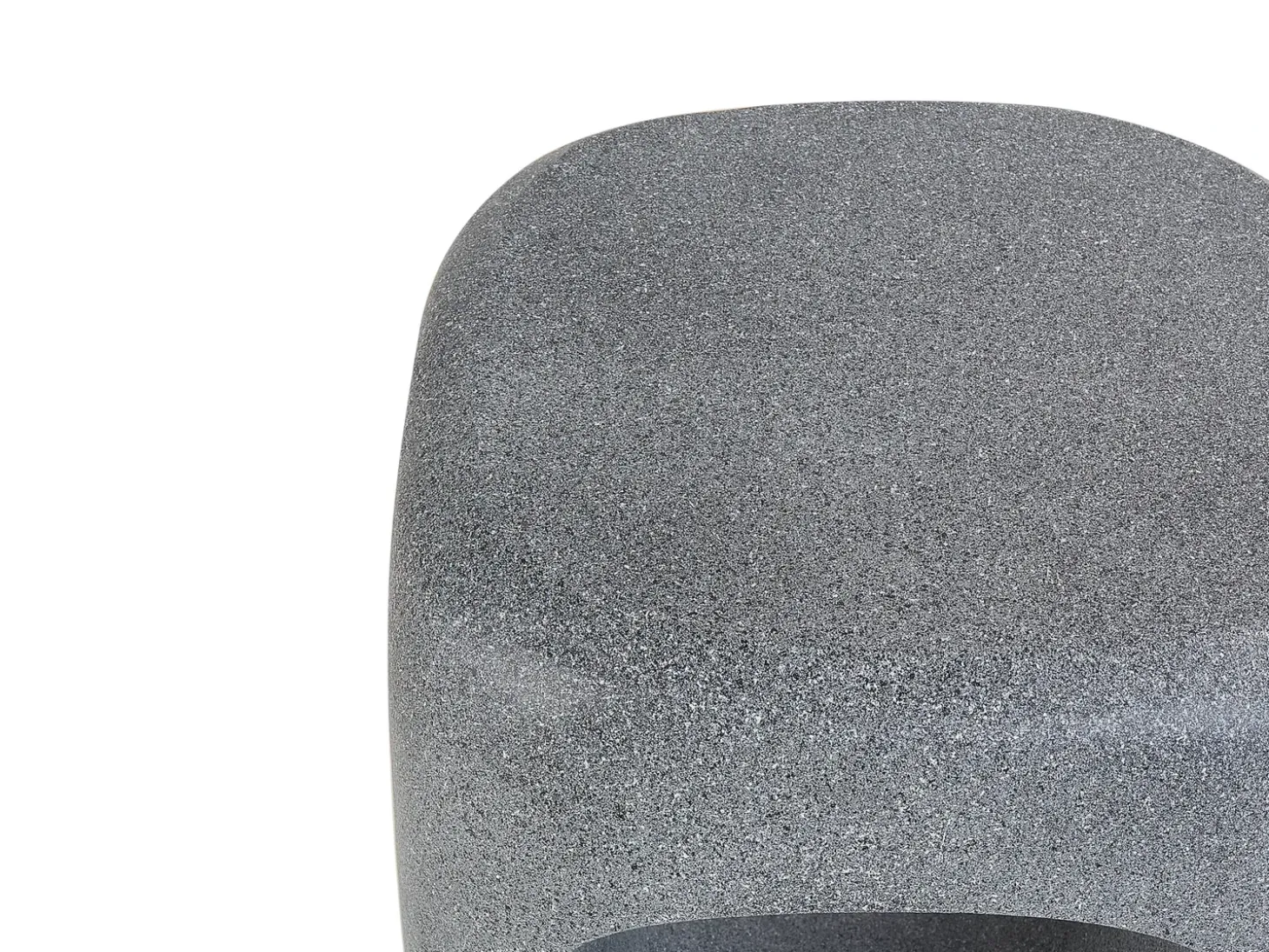 Bord PELMO 33 cm 33 cm Marmor effekt Grå