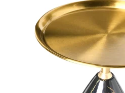 Bord STORM Metal Marmor/guld