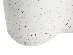 Bord TELLARO 32 cm 37 cm Terrazzo effekt Hvid terrazzo