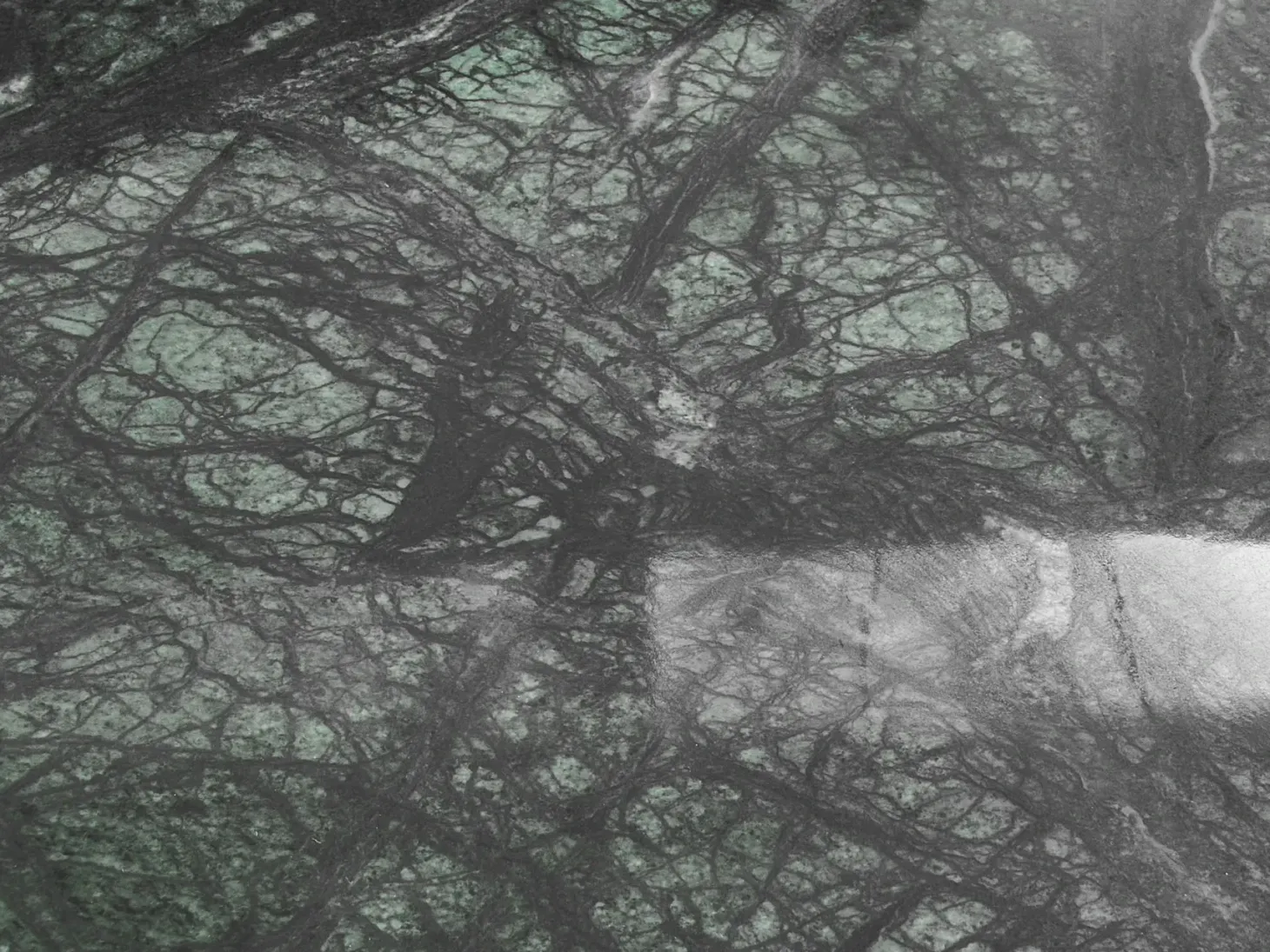 Bord TYRELL Marmor Mørkegrøn