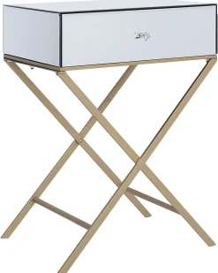 Bord VIVY Glas Spejlet sølv