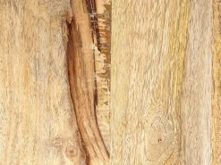 Bord WILLS Mangotræ Brun/sort