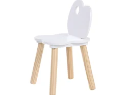 Børnebord og stole sæt CLOUDY Hvid