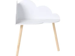 Børnebord og stole sæt CLOUDY Hvid