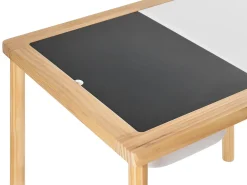 Børnebord og stole sæt KEMPSEY Lysebrun Montessori med opbevaring