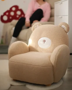 Børnelænestol Bamse BOO Boucle Beige