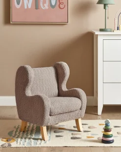 Børnelænestol FARUM Boucle Brungrå