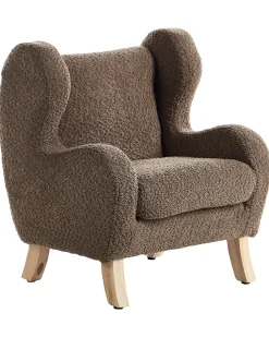 Børnelænestol FARUM Boucle Brun
