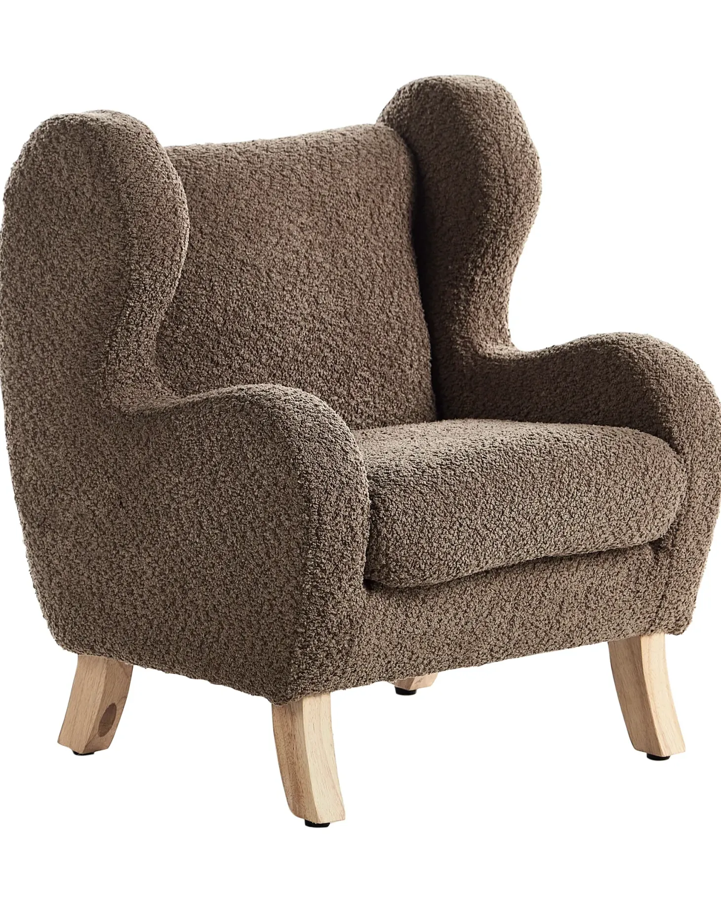 Børnelænestol FARUM Boucle Brun