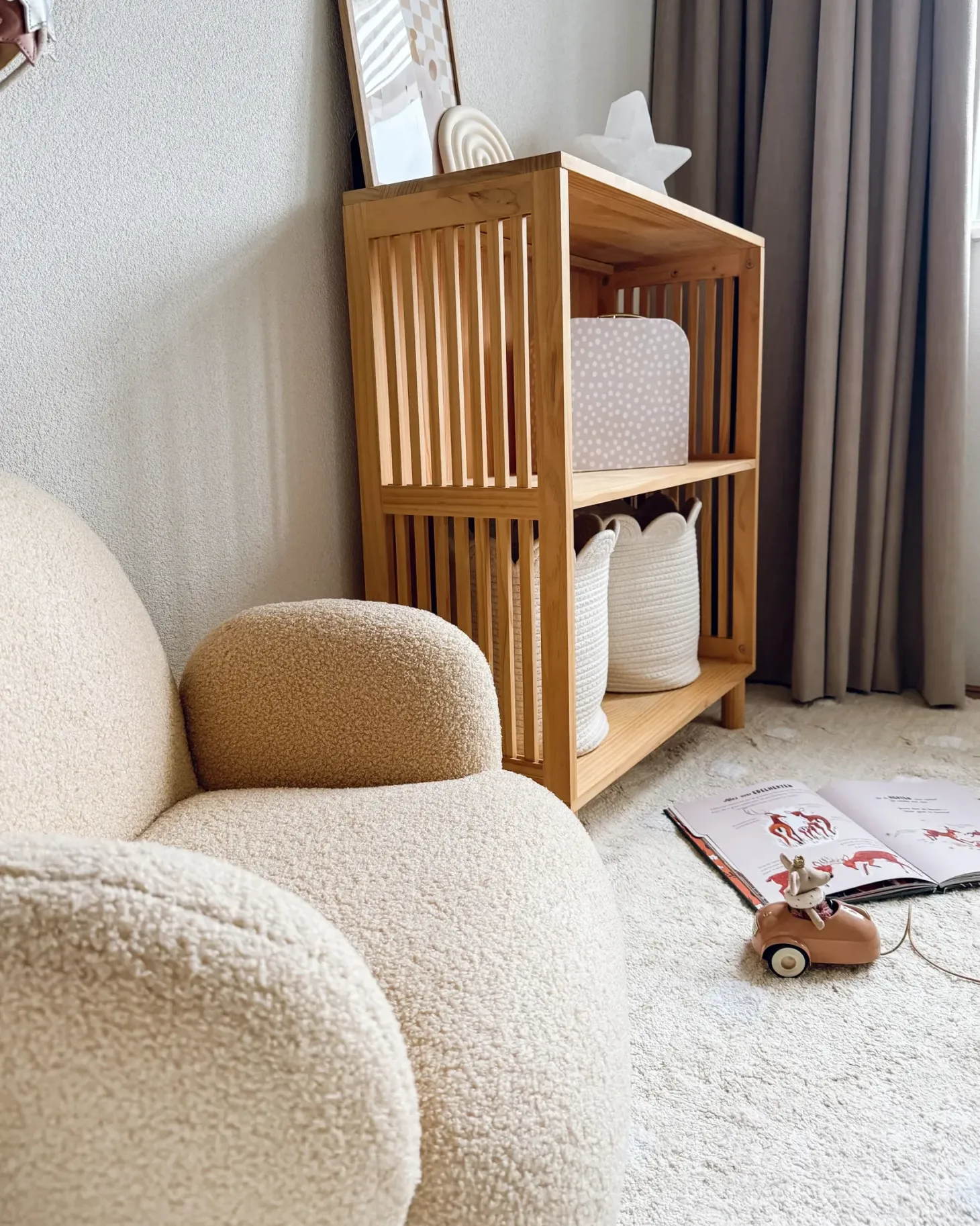 Børnelænestol HEM Boucle Beige
