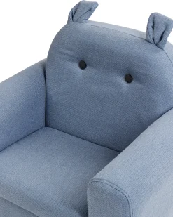 Børnelænestol Hippo MARIBO Blå