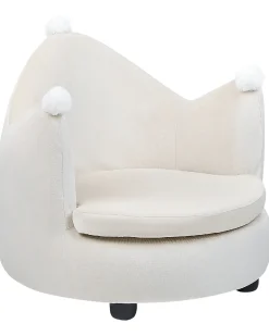 Børnelænestol Krone VEGA Velour Lys Beige