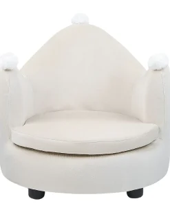 Børnelænestol Krone VEGA Velour Lys Beige