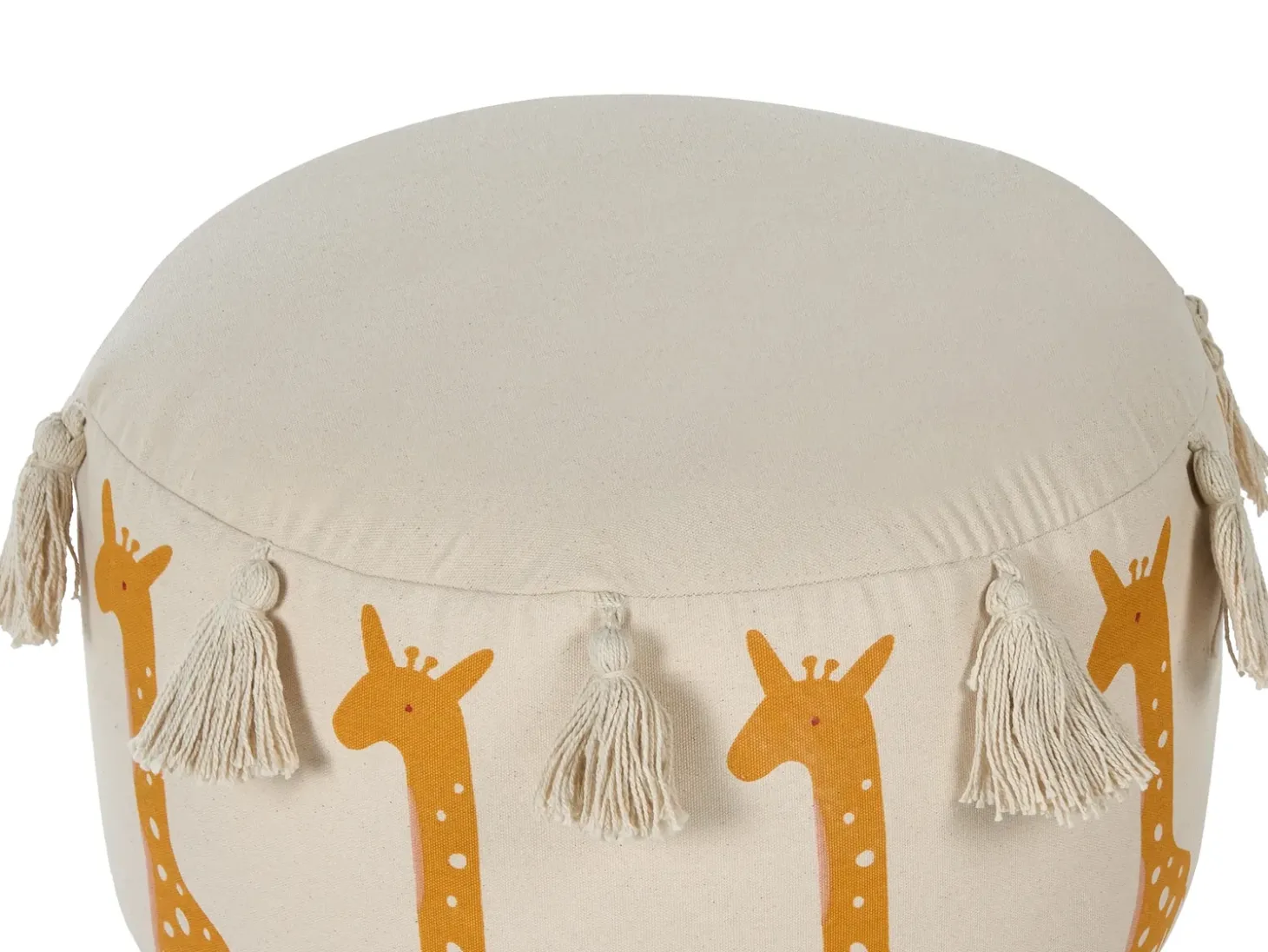 Børnepuf KARTEE Bomuld Beige