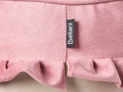 Børnepuf MAROT Velour Lyserød