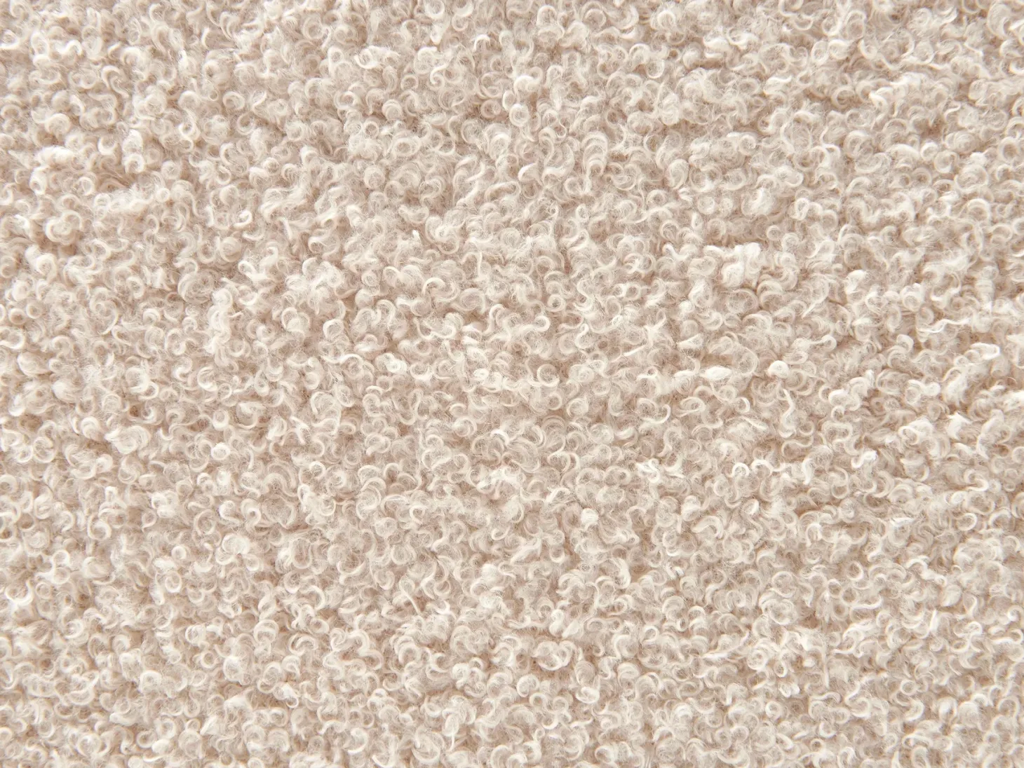 Børneseng Boucle ANET 90 x 200 cm Beige