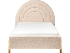 Børneseng Boucle ANET 90 x 200 cm Beige