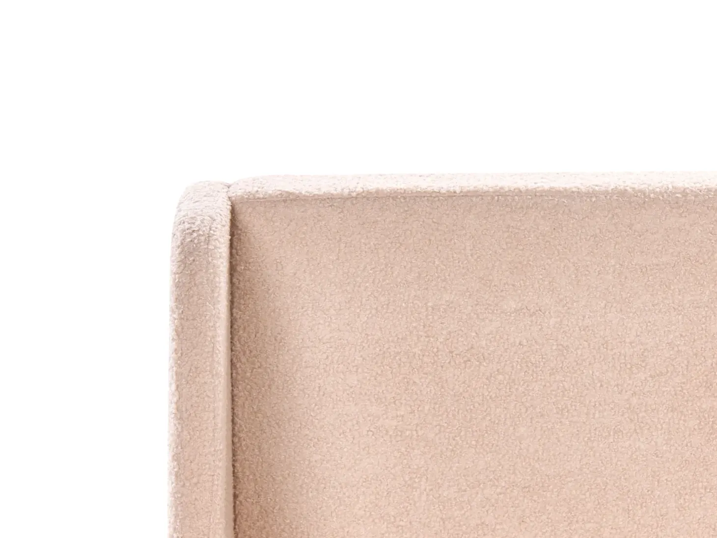 Børneseng Boucle LAYE 90 x 200 cm Beige