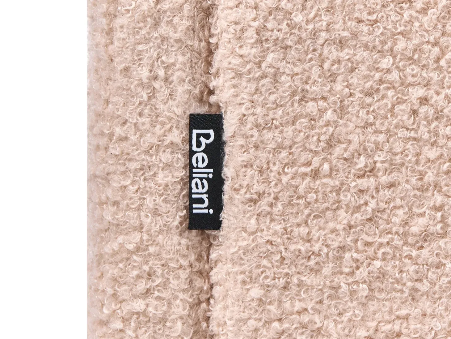 Børneseng Boucle LAYE 90 x 200 cm Beige