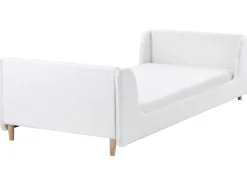 Børneseng Boucle LAYE 90 x 200 cm Cremehvid