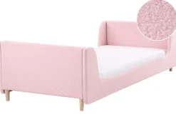 Børneseng Boucle LAYE 90 x 200 cm Lyserød