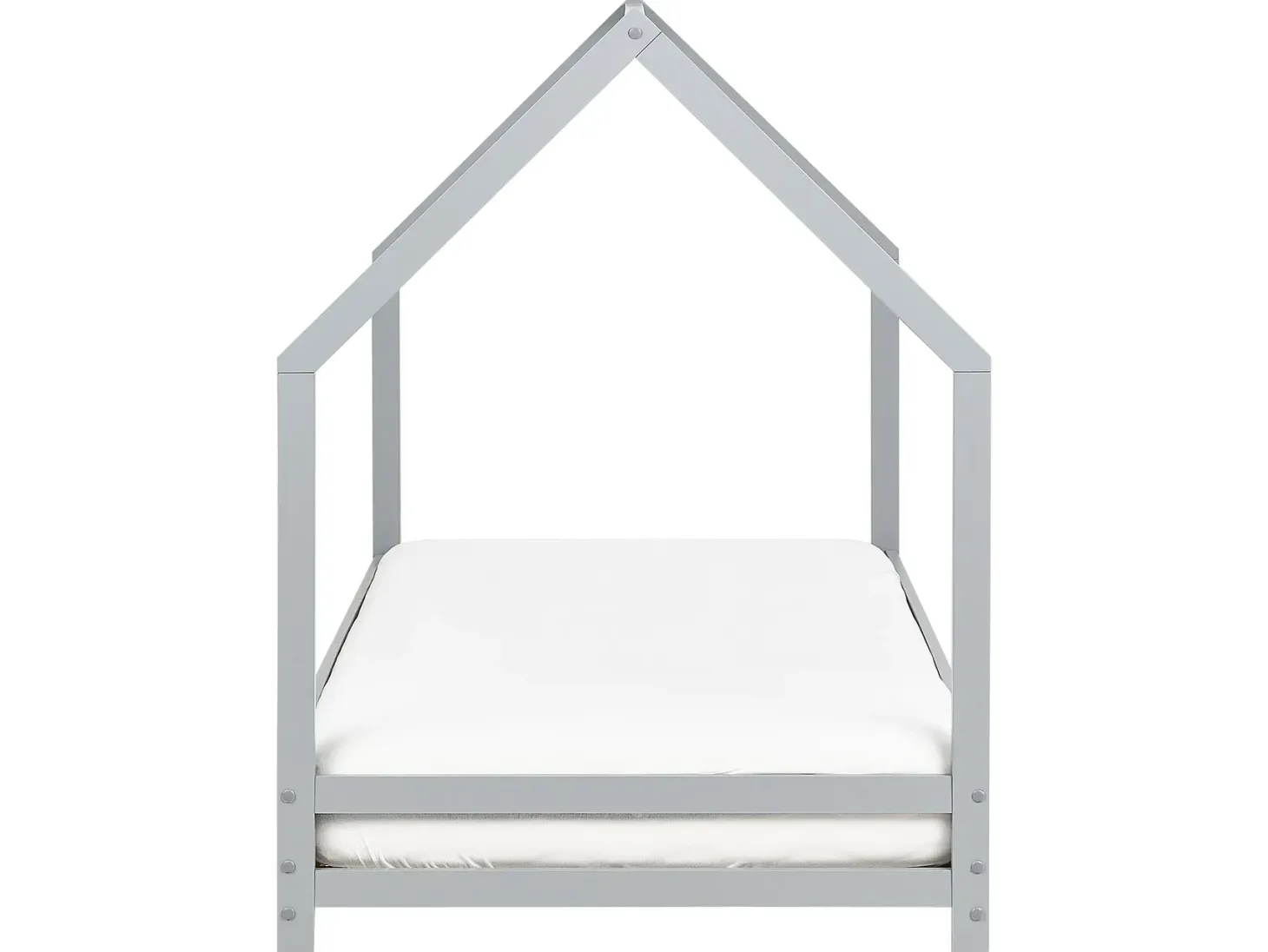 Børneseng Hus Fyretræ APPY 90 x 200 cm Grå
