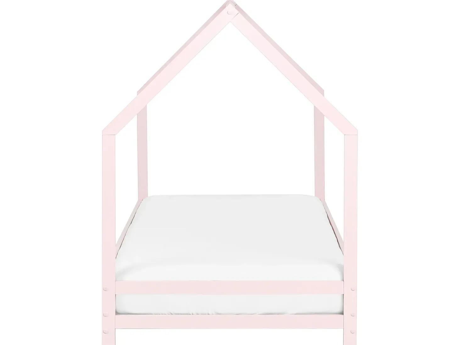 Børneseng Hus Fyretræ APPY 90 x 200 cm Pastellrosa