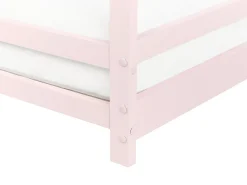 Børneseng Hus Fyretræ APPY 90 x 200 cm Pastellrosa