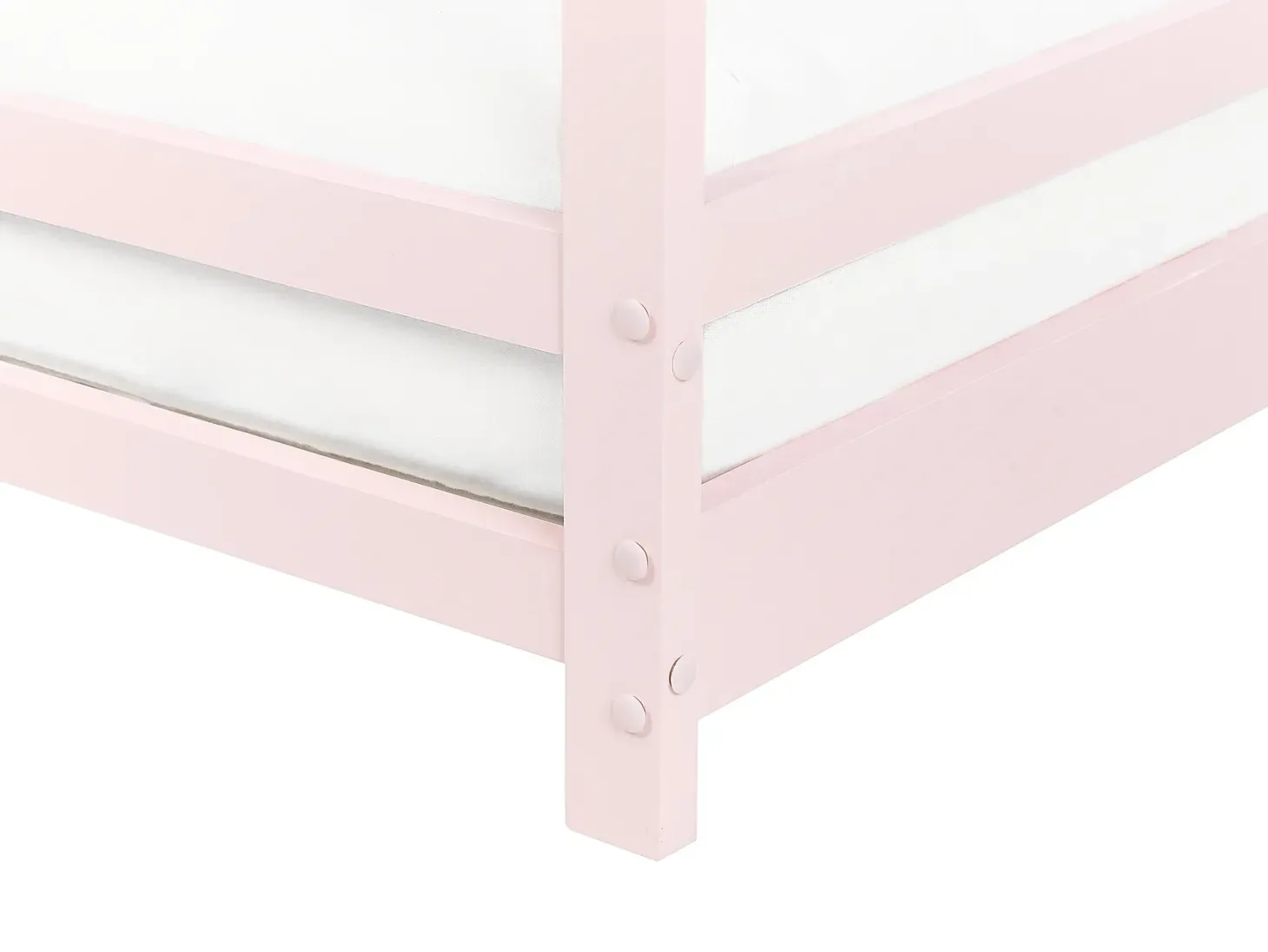 Børneseng Hus Fyretræ APPY 90 x 200 cm Pastellrosa