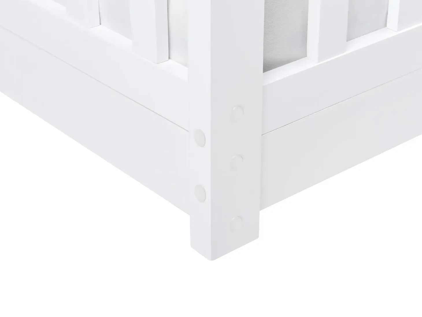 Børneseng Hus Fyretræ COSSAYE 90 x 200 cm Hvid