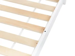 Børneseng Hus Fyretræ COSSAYE 90 x 200 cm Hvid
