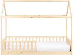 Børneseng Hus Fyretræ COSSAYE 90 x 200 cm Lysebrun